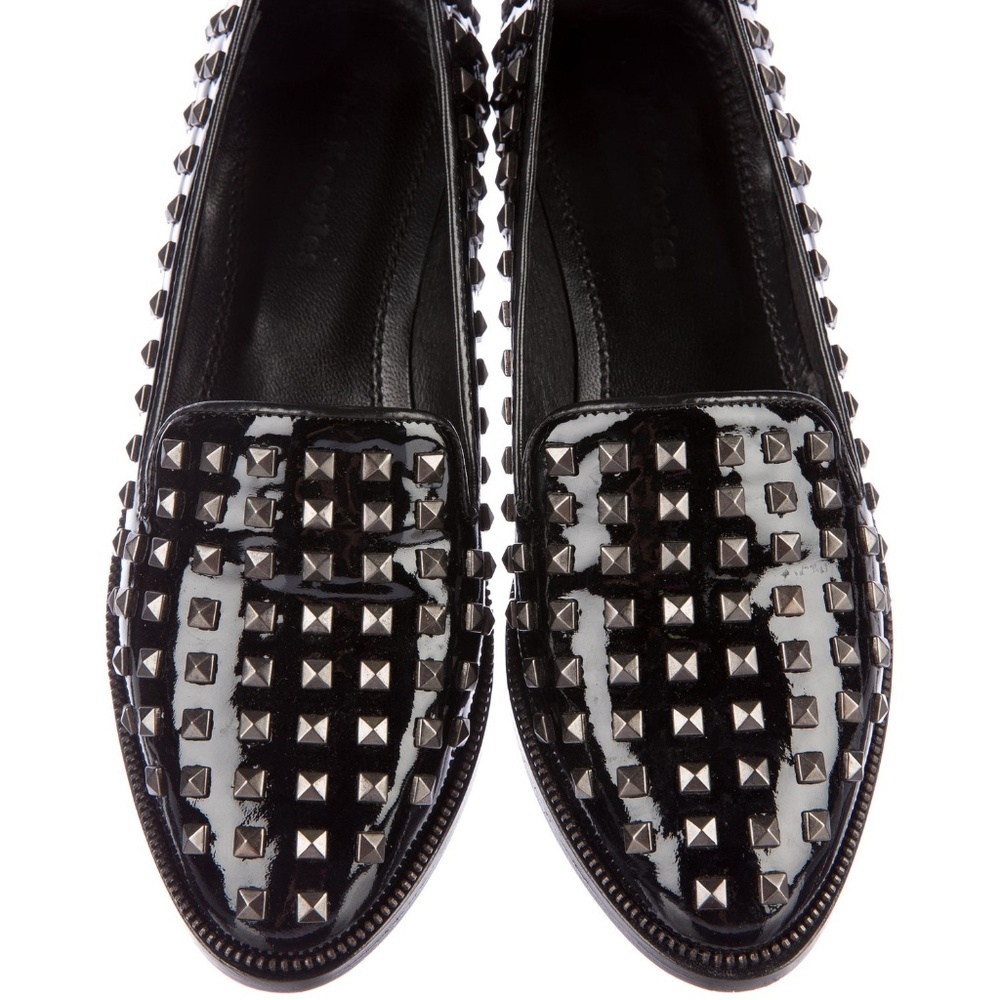 THE KOOPLES Studded Patent Leather Loafers SZ 36/6